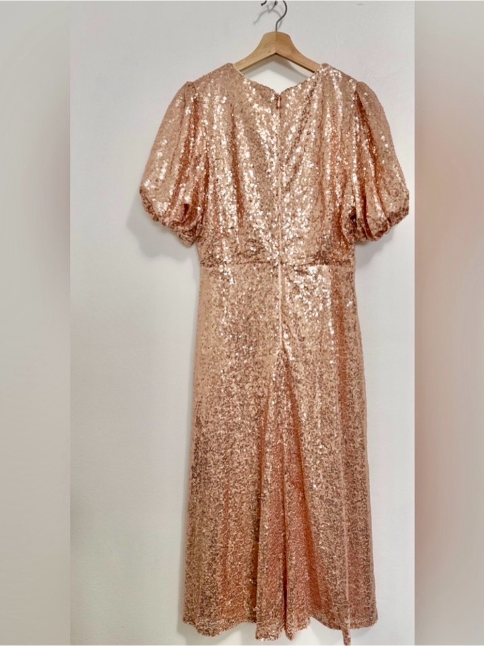 Sugarlips Rose Gold Sequin Kelsea Dress - Picture 4 of 6